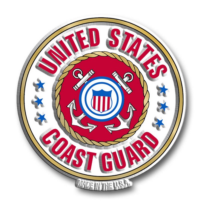 MIL105 U.S. Coast Guard MILITARY Magnet